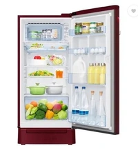SAMSUNG 189 L Direct Cool Single Door 5 Star Refrigerator  (Midnight Blossom Red, RR21C2H25RZ/HL)