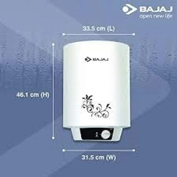 BAJAJ 15 L Storage Water Geyser (NEW SHAKTI GLASSLINED 15 LTR, White)