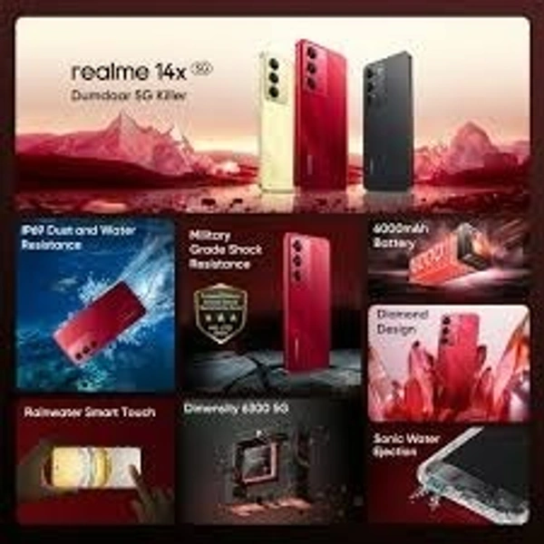 REALME 14X 5G JEWEL RED (8+128 GB)