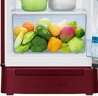SAMSUNG 189 L Direct Cool Single Door 5 Star Refrigerator  (Midnight Blossom Red, RR21C2H25RZ/HL)