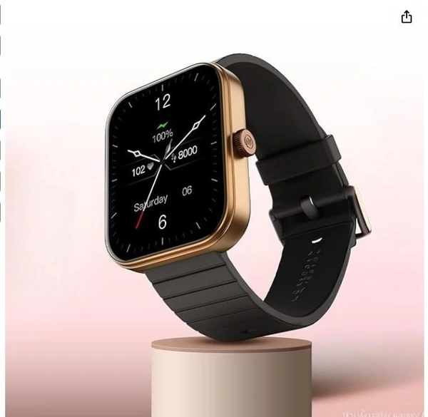 Noise Newly Launched ColorFit Pulse 3 with 1.96" Biggest Display Bluetooth Calling Smart Watch, Premium Build, Auto Sport Detection & 170+ Watch Faces Smartwatch for Men & Women - Midnight Black