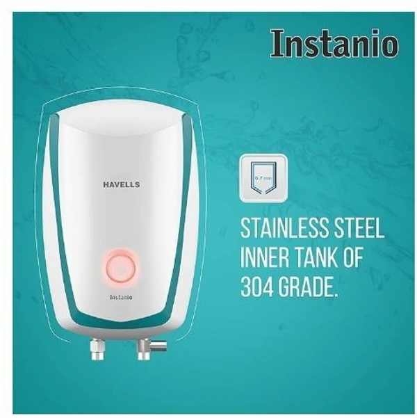 Havells Instanio 3-litre Instant Wall Mounted Water Heater (Blue)