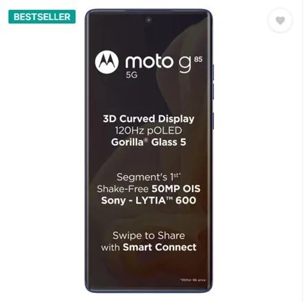 Motorola G85 5G (Cobalt Blue, 128 GB)  (8 GB RAM)