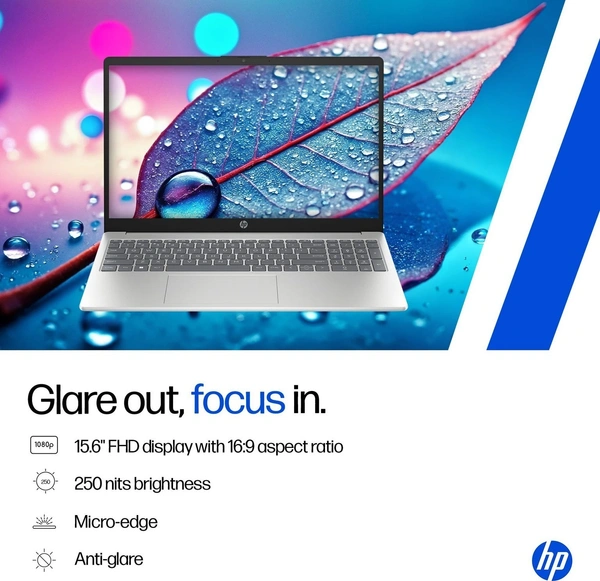 HP LAPTOP 15-FD0682TU CORE 5-120U-14TH GEN/16GB/512GB/15"/win11/ms office - 39.62 cm (15.6 Inch), Silver, Core 5, 512 GB, 16 GB, DDR4, 120U, up to 4.6 GHz, SSD, NO, Intel, 12 MB, Intel Integrated Iris Xe, Windows 11 Home, Laptop, Power Adaptor, User Guide, Warranty Documents