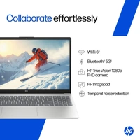 HP LAPTOP 15-FD0682TU CORE 5-120U-14TH GEN/16GB/512GB/15"/win11/ms office - 39.62 cm (15.6 Inch), Silver, Core 5, 512 GB, 16 GB, DDR4, 120U, up to 4.6 GHz, SSD, NO, Intel, 12 MB, Intel Integrated Iris Xe, Windows 11 Home, Laptop, Power Adaptor, User Guide, Warranty Documents