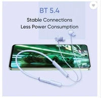 realme Buds Wireless 3 Neo with 13.4mm Driver, 32 hrs Playback, Dual Device Connection Bluetooth  (Blue, In the Ear)