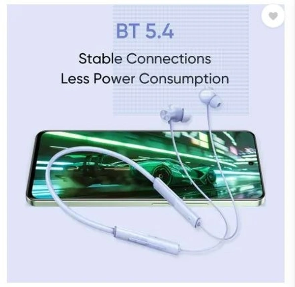 realme Buds Wireless 3 Neo with 13.4mm Driver, 32 hrs Playback, Dual Device Connection Bluetooth  (Blue, In the Ear)