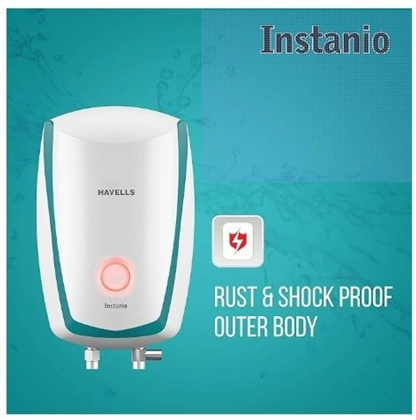 Havells Instanio 3-litre Instant Wall Mounted Water Heater (Blue)