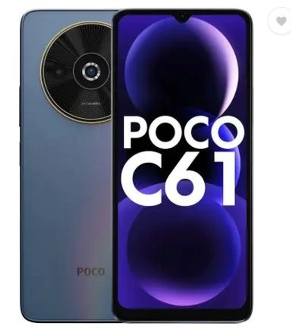 POCO C61 (Ethereal Blue, 64 GB)  (4 GB RAM)
