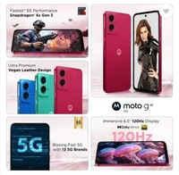 Motorola g45 5G (Viva Magenta, 128 GB)  (8 GB RAM)