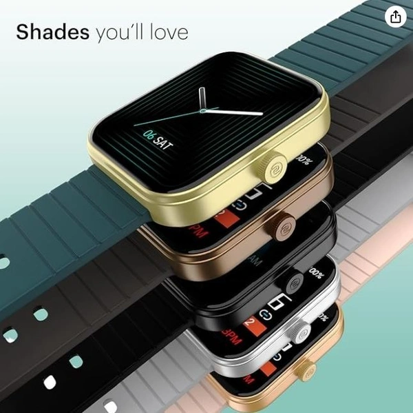 Noise Newly Launched ColorFit Pulse 3 with 1.96" Biggest Display Bluetooth Calling Smart Watch, Premium Build, Auto Sport Detection & 170+ Watch Faces Smartwatch for Men & Women - Midnight Black