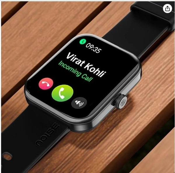 Noise Newly Launched ColorFit Pulse 3 with 1.96" Biggest Display Bluetooth Calling Smart Watch, Premium Build, Auto Sport Detection & 170+ Watch Faces Smartwatch for Men & Women - Midnight Black