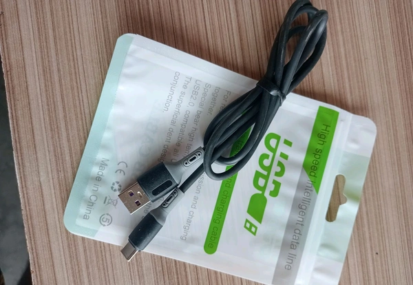 Black Data cable with packing typc
 - Black