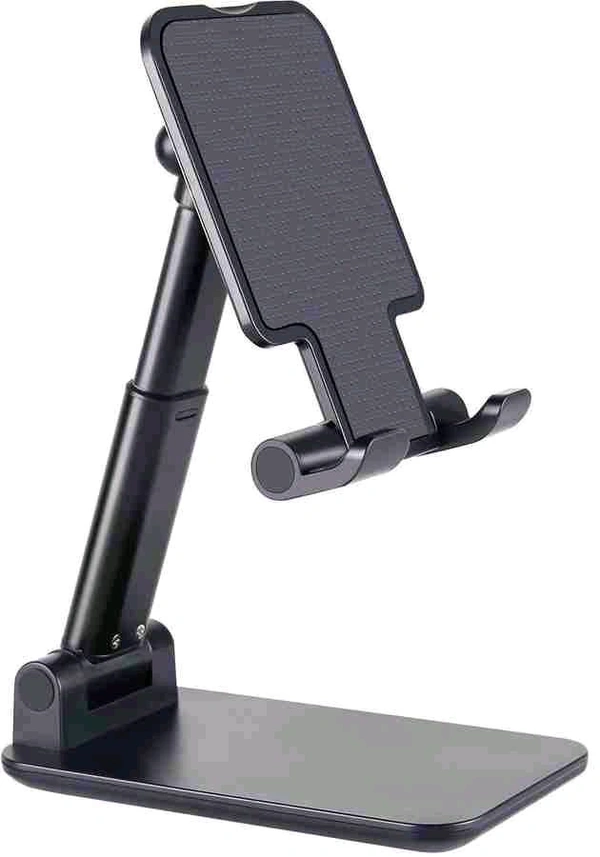 En ligne Desktop Mbile Phone Stand,
Table Mount Adjustable & Foldable ..
 - Black, 5 Inch