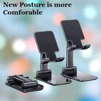 En ligne Desktop Mbile Phone Stand,
Table Mount Adjustable & Foldable ..
 - Black, 5 Inch