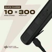 Aroma NB120 Amaze Upto 50 Hours* Playtime,
Fast Charging, Dual Pairing Neckband Bluetooth
 - Black