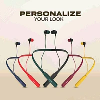 Aroma NB120 Amaze Upto 50 Hours* Playtime,
Fast Charging, Dual Pairing Neckband Bluetooth
 - Black