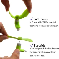 Mini USB Fan Type C - White Pointer