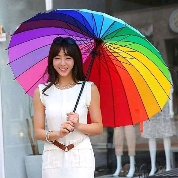 Colour Full Umbrella  - Scarlet, 4 Fit