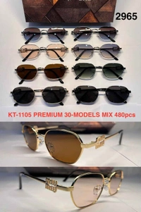 BIJKART  MENS PREMIUM QUALITY MULTI COLOR ROUND METAL SUNGLASS - free size, 12