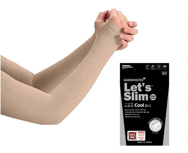 BIJKART  COTTON SKIN COLOR BOX FINGER HANDSLEEVES SET OF 10 - FREE SIZE, 10