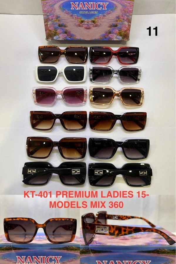 BIJKART LADIES PREMIUM MIX MODELS MIX COLOR SUNGLASES  - FREE SIZE, 12