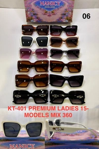 BIJKART LADIES PREMIUM MIX MODELS MIX COLOR SUNGLASES  - FREE SIZE, 12