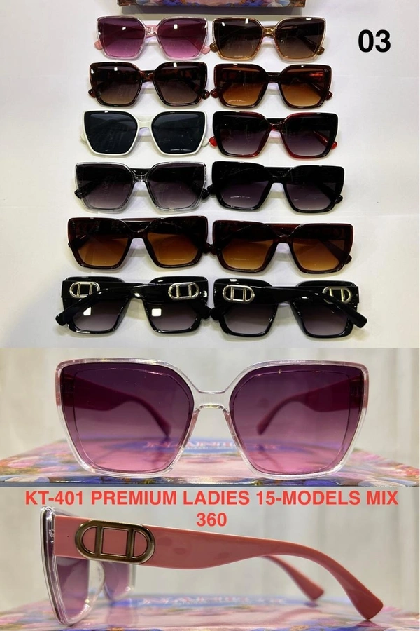 BIJKART  LADIES PREMIUM MIX MODELS MIX COLOR SUNGLASES  - FREE SIZE, 12