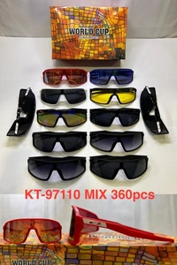 BIJKART MEN'S KNIGHT DRIVE MIX COLOR SUNGLASS - FREE SIZE, 12