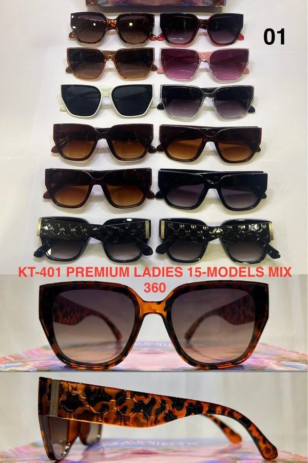 BIJKART  LADIES PREMIUM MIX MODELS MIX COLOR SUNGLASES  - FREE SIZE, 12