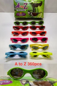 BIJKART KIDS NEW MODELS  MIX COLOUR SUNGLASES  - FREE SIZE, 12
