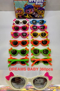 BIJKART  KIDS NEW MODEL DREAM BABY  MIX COLOR SUNGLASS - FREE SIZE, 12
