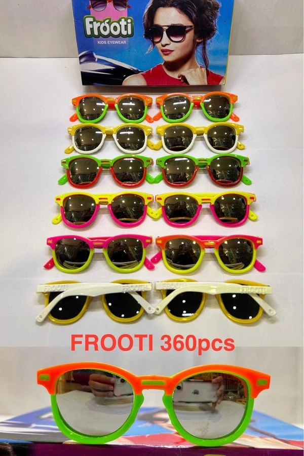 BIJKART KIDS NEW MODEL  MIX COLOR SUNGLASS - FREE SIZE, 12