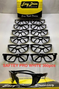 BIJKART MEN'S SAFTEY PRO WHITE  KNIGHT DRIVE SUNGLASS - FREE SIZE, 12