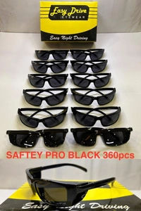 BIJKART MEN'S SAFTEY PRO BLACK  KNIGHT DRIVE SUNGLASS - FREE SIZE, 12