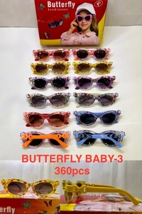 BIJKART KIDS  NEW MODEL BUTTERFLY BABY  SUNGLASS - FREE SIZE, 12