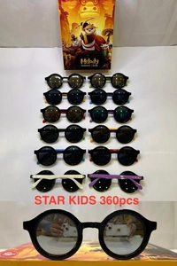 BIJKART STAR KIDS MIX MODELS TRP MIX COLOR SUNGLASES ME - FREE SIZE, 12