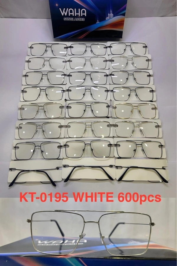 BIJKART MENS SQUAIR WHITE COLOR SUNGLASES  - FREE SIZE, 12