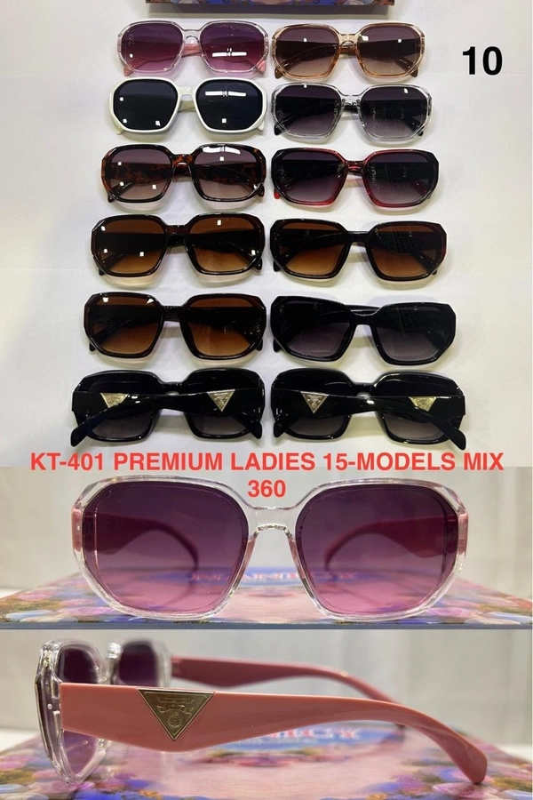 BIJKART LADIES PREMIUM MIX MODELS MIX COLOR SUNGLASES  - FREE SIZE, 12