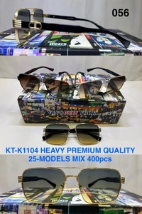 BIJKART MENS HEAVY PREMIUM QUALITY MIX COLOR SUNGLASS - FREE SIZE, 12