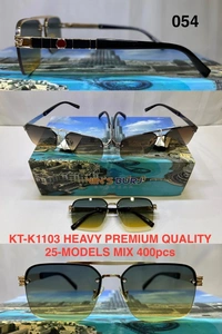 BIJKART MENS HEAVY PREMIUM QUALITY MIX COLOR SUNGLASS - FREE SIZE, 12