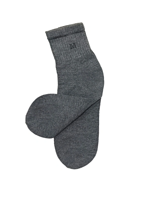 Men  Plain  Socks, Mix Color Pack (Pack  Of 12 Pairs) - Free, 12