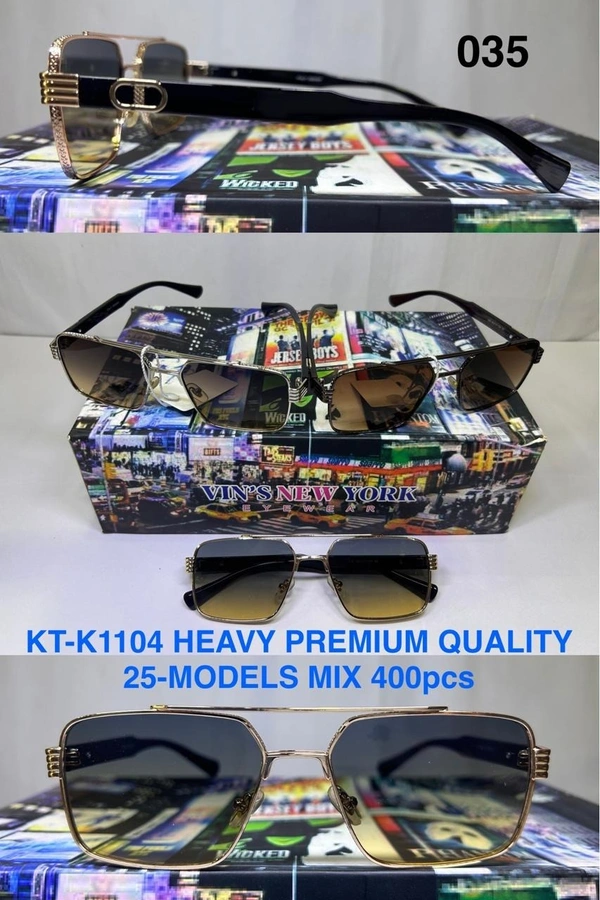 BIJKART MENS HEAVY PREMIUM QUALITY MIX COLOR SUNGLASS - FREE SIZE, 12