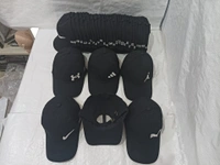 Mens Embroidered Black Color Flaxifit Caps - Free, 6