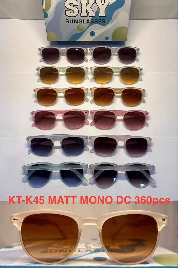 BIJKART MENS MATT DC HEAVY QUALITY MULTI COLOR SUNGLASS - FREE SIZE, 12