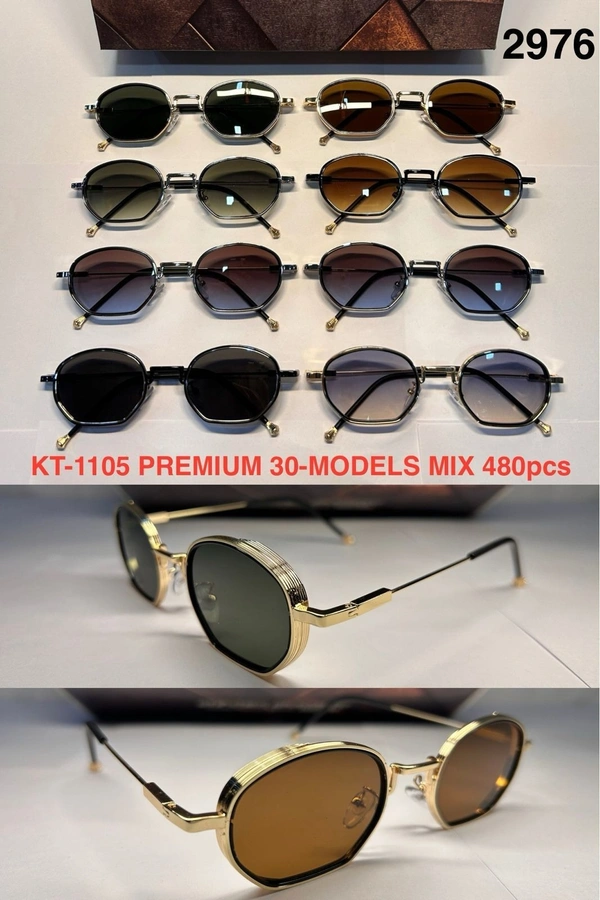 BIJKART MENS FANCY DESIGN PREMIUM QUALITY MULTI COLOR METAL SUNGLASS - FREE SIZE, 12