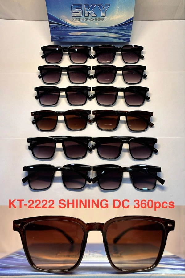 BIJKART MENS SHINING DC HEAVY QUALITY MULTI COLOR SUNGLASS - FREE SIZE, 12