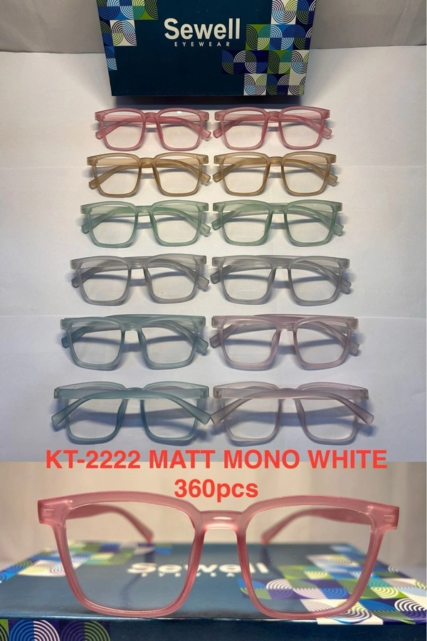 BIJKART MATT HEAVY QUALITY WHITE LENS MULTI COLOR SUNGLASS - FREE SIZE, 12