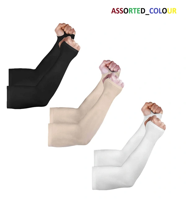 BIJKART COTTON MULTI COLOR BOX HANDSLEEVES  - FREE SIZE, 12