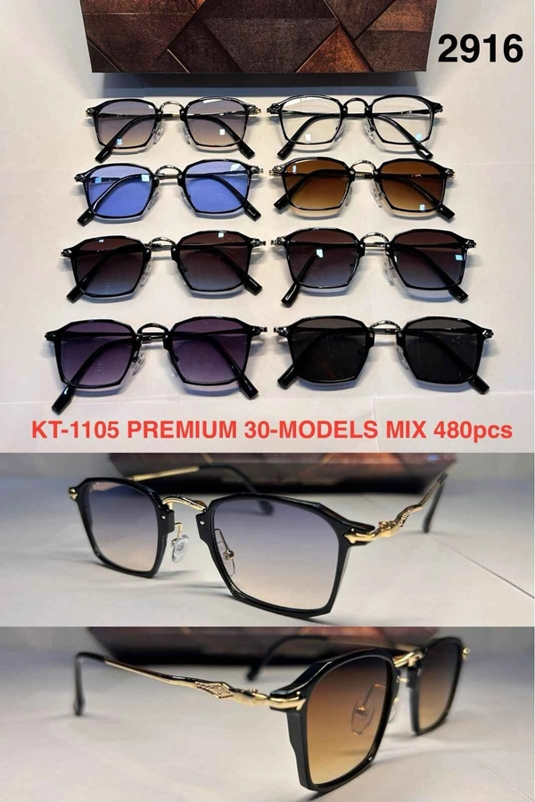 BIJKART MENS FANCY DESIGN PREMIUM QUALITY MULTI COLOR METAL SUNGLASS - FREE SIZE, 12